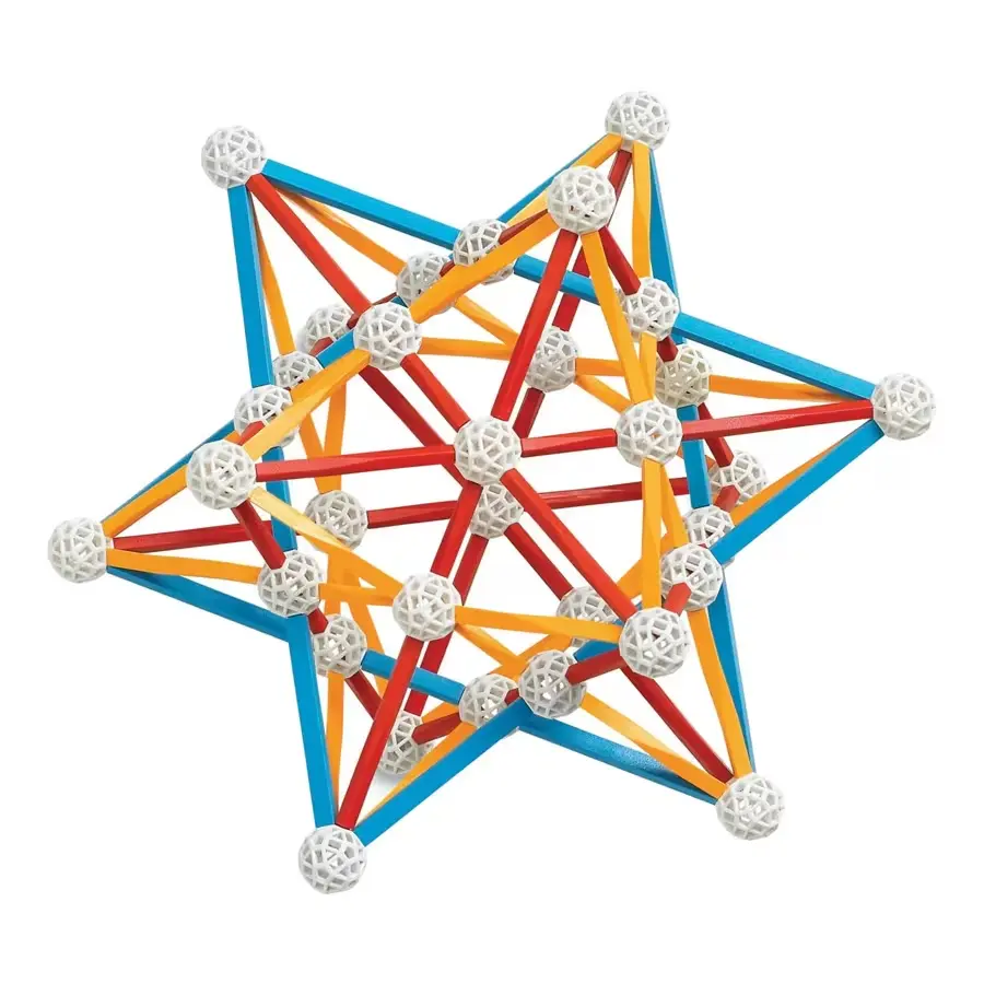 Zometool construction set for geometric modelling